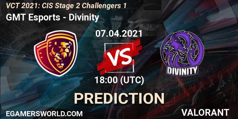 GMT Esports - Divinity: прогноз. 07.04.21, VALORANT, VCT 2021: CIS Stage 2 Challengers 1