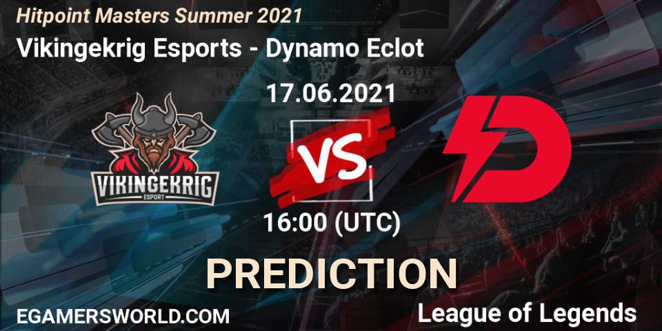 Vikingekrig Esports - Dynamo Eclot: прогноз. 17.06.2021 at 16:30, LoL, Hitpoint Masters Summer 2021