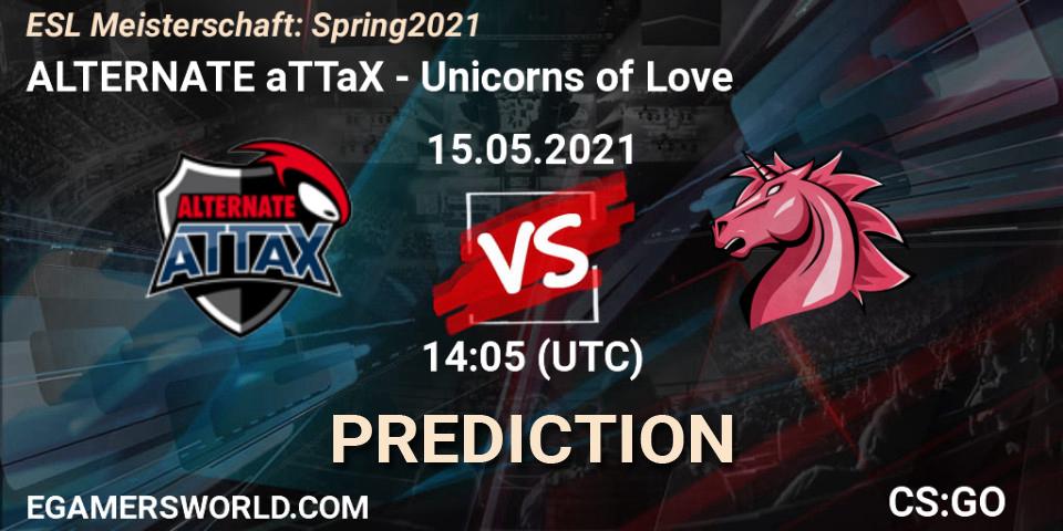 ALTERNATE aTTaX - Unicorns of Love: прогноз. 15.05.2021 at 13:35, Counter-Strike (CS2), ESL Meisterschaft: Spring 2021