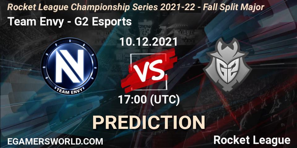 Team Envy - G2 Esports: прогноз. 10.12.2021 at 17:00, Rocket League, RLCS 2021-22 - Fall Split Major