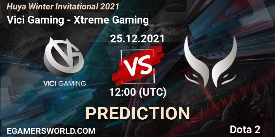 Vici Gaming - Xtreme Gaming: прогноз. 25.12.21, Dota 2, Huya Winter Invitational 2021