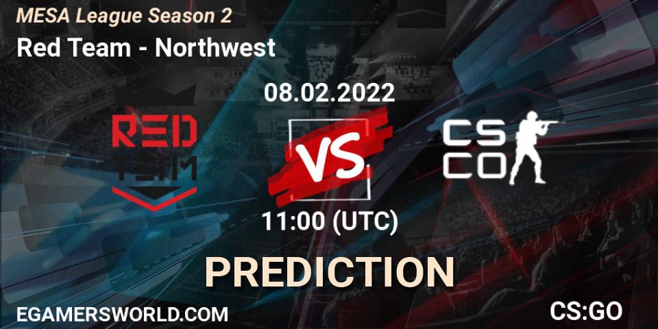 Red Team - Northwest: прогноз. 12.02.2022 at 11:00, Counter-Strike (CS2), MESA League Season 2
