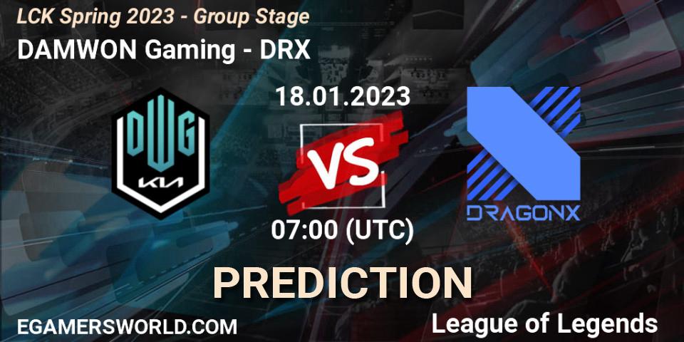 Dplus - DRX: прогноз. 18.01.23, LoL, LCK Spring 2023 - Group Stage