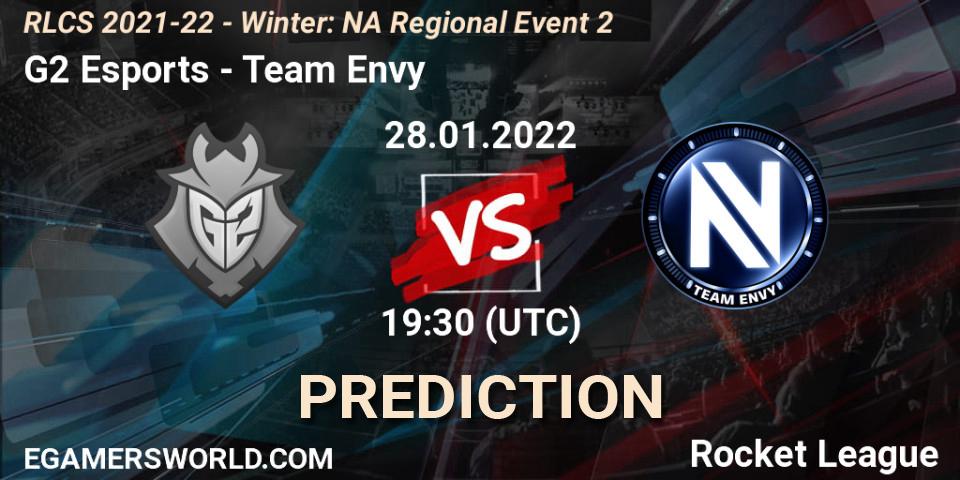 G2 Esports - Team Envy: прогноз. 28.01.2022 at 19:30, Rocket League, RLCS 2021-22 - Winter: NA Regional Event 2