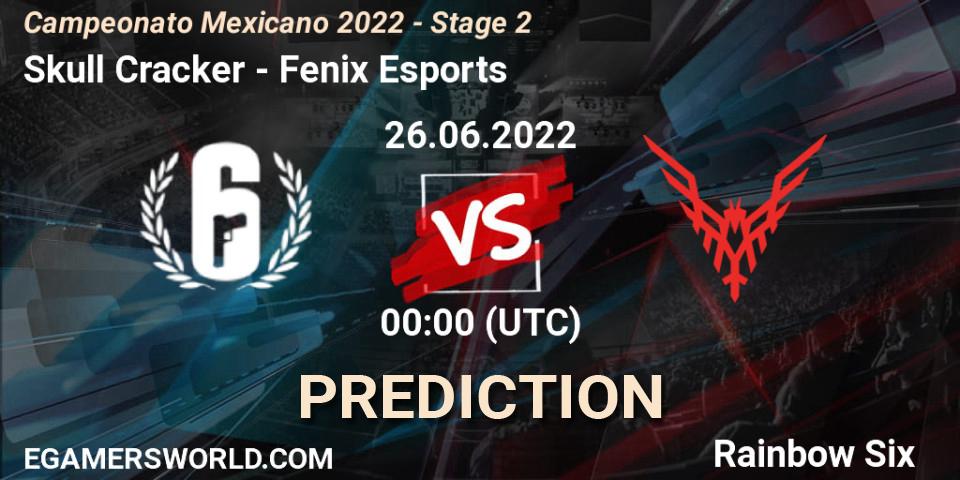 Skull Cracker - Fenix Esports: прогноз. 26.06.2022 at 00:00, Rainbow Six, Campeonato Mexicano 2022 - Stage 2