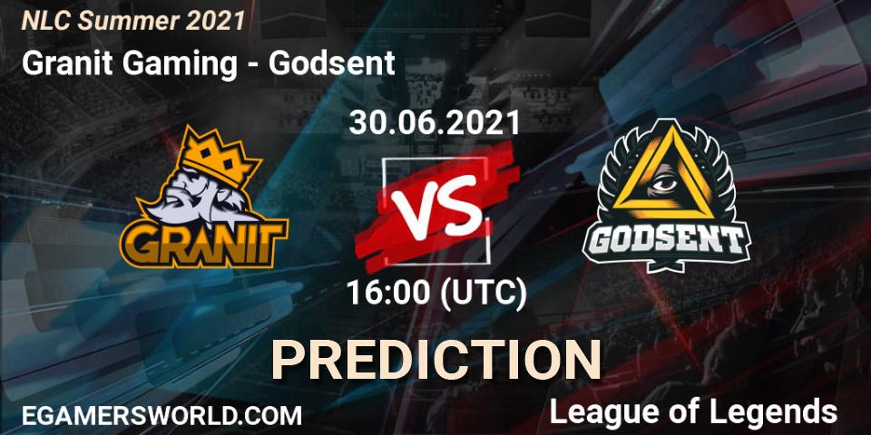 Granit Gaming - Godsent: прогноз. 30.06.21, LoL, NLC Summer 2021