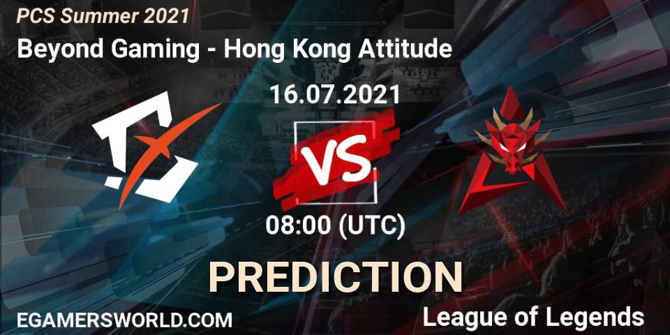 Beyond Gaming - Hong Kong Attitude: прогноз. 16.07.21, LoL, PCS Summer 2021