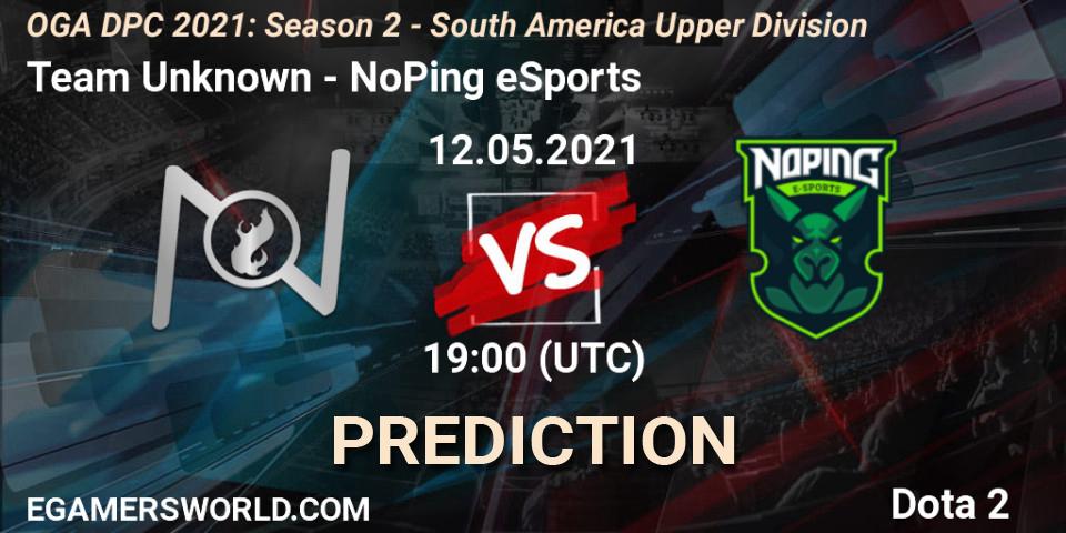 Team Unknown - NoPing eSports: прогноз. 12.05.2021 at 19:01, Dota 2, OGA DPC 2021: Season 2 - South America Upper Division