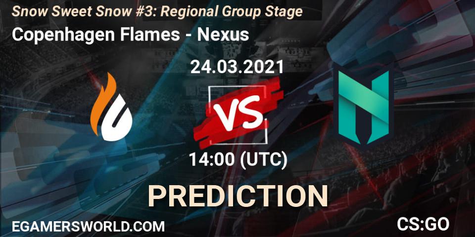Copenhagen Flames - Nexus: прогноз. 24.03.2021 at 14:00, Counter-Strike (CS2), Snow Sweet Snow #3: Regional Group Stage