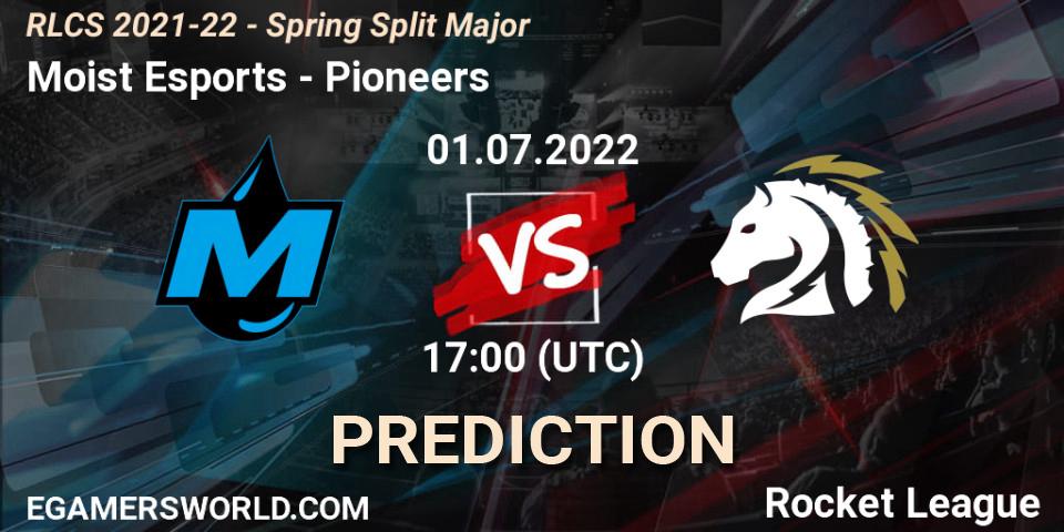 Moist Esports - Pioneers: прогноз. 01.07.22, Rocket League, RLCS 2021-22 - Spring Split Major