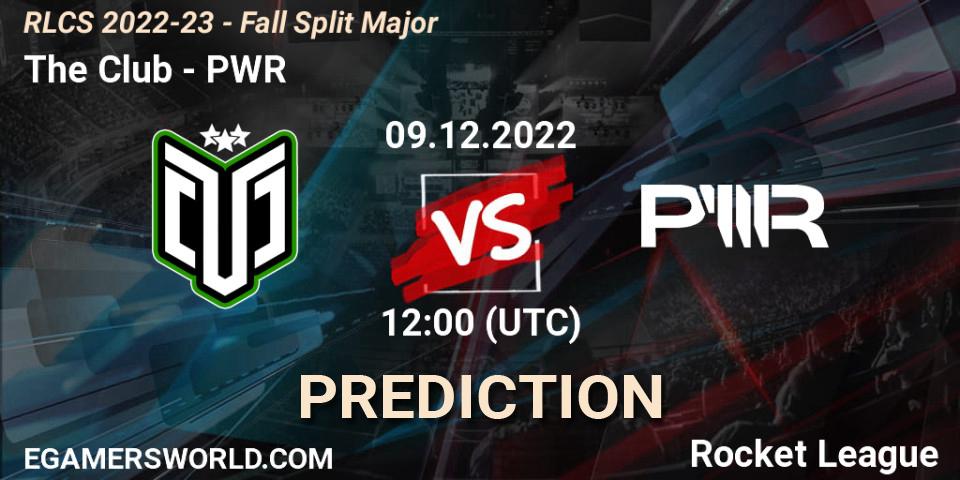 The Club - PWR: прогноз. 09.12.22, Rocket League, RLCS 2022-23 - Fall Split Major