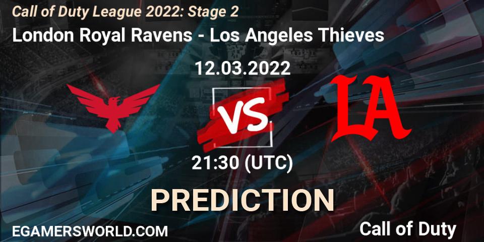 London Royal Ravens - Los Angeles Thieves: прогноз. 12.03.2022 at 21:30, Call of Duty, Call of Duty League 2022: Stage 2