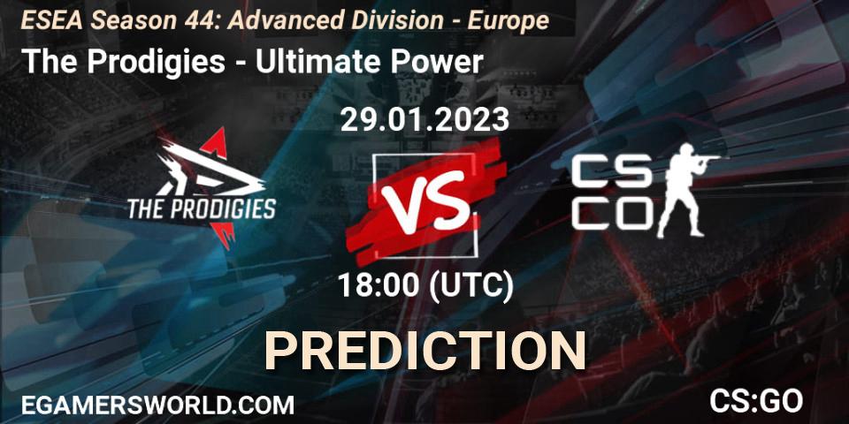 The Prodigies - Ultimate Power: прогноз. 03.02.23, CS2 (CS:GO), ESEA Season 44: Advanced Division - Europe