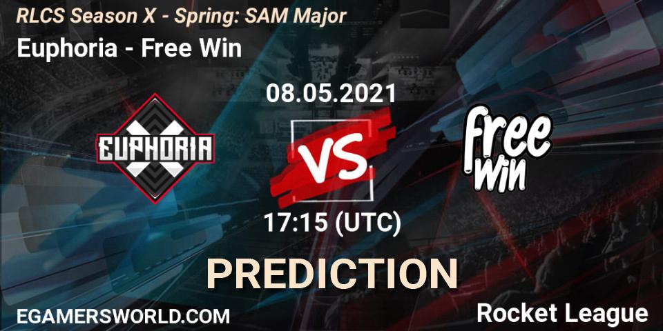 Euphoria - Free Win: прогноз. 08.05.2021 at 17:15, Rocket League, RLCS Season X - Spring: SAM Major