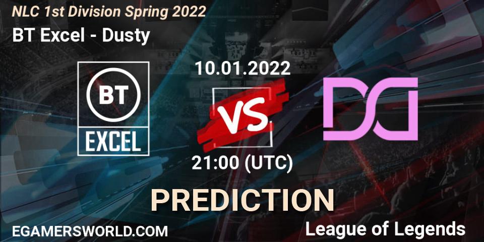 BT Excel - Dusty: прогноз. 10.01.22, LoL, NLC 1st Division Spring 2022