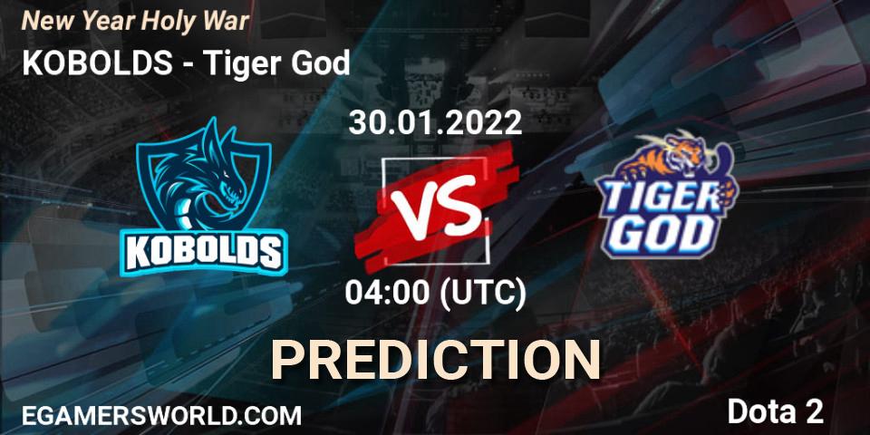 KOBOLDS - Tiger God: прогноз. 30.01.2022 at 04:11, Dota 2, New Year Holy War