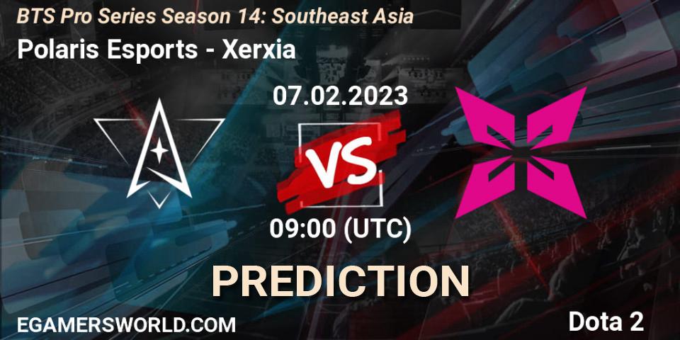 Polaris Esports - Xerxia: прогноз. 04.02.2023 at 09:00, Dota 2, BTS Pro Series Season 14: Southeast Asia