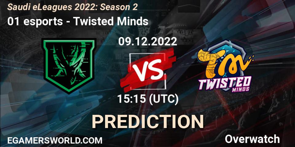 01 esports - Twisted Minds: прогноз. 09.12.22, Overwatch, Saudi eLeagues 2022: Season 2