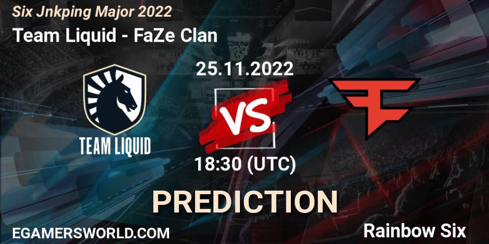 Team Liquid - FaZe Clan: прогноз. 25.11.22, Rainbow Six, Six Jönköping Major 2022