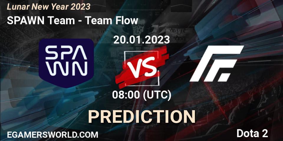 SPAWN Team - Team Flow: прогноз. 20.01.2023 at 08:03, Dota 2, Lunar New Year 2023