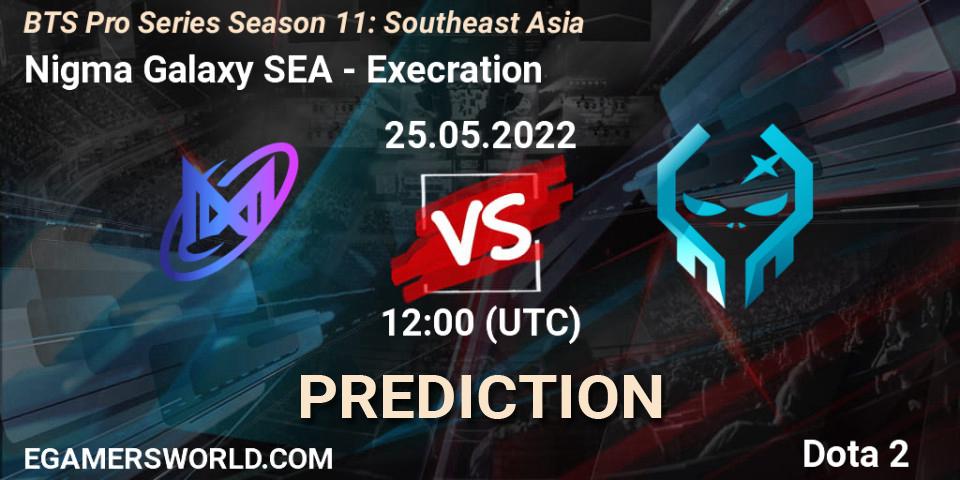 Nigma Galaxy SEA - Execration: прогноз. 25.05.2022 at 11:29, Dota 2, BTS Pro Series Season 11: Southeast Asia