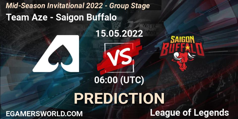 Team Aze - Saigon Buffalo: прогноз. 15.05.2022 at 06:00, LoL, Mid-Season Invitational 2022 - Group Stage