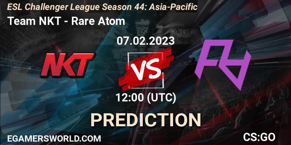 Team NKT - Rare Atom: прогноз. 07.02.23, CS2 (CS:GO), ESL Challenger League Season 44: Asia-Pacific