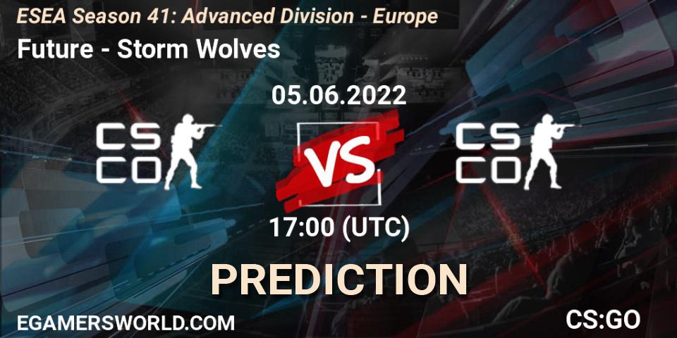 Future - Storm Wolves: прогноз. 05.06.2022 at 17:00, Counter-Strike (CS2), ESEA Season 41: Advanced Division - Europe