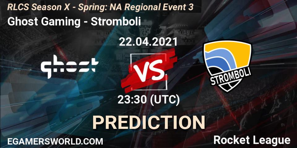 Ghost Gaming - Stromboli: прогноз. 22.04.2021 at 23:30, Rocket League, RLCS Season X - Spring: NA Regional Event 3