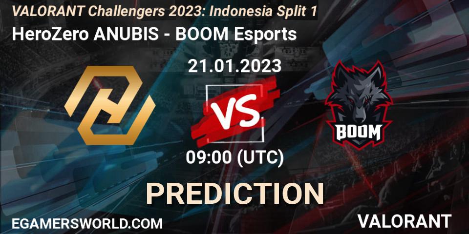 HeroZero ANUBIS - BOOM Esports: прогноз. 21.01.23, VALORANT, VALORANT Challengers 2023: Indonesia Split 1