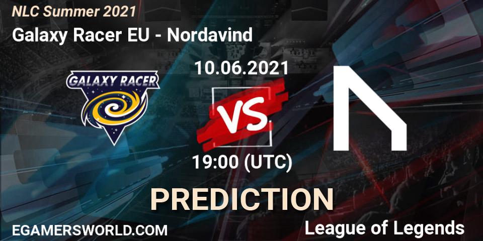 Galaxy Racer EU - Nordavind: прогноз. 10.06.2021 at 19:00, LoL, NLC Summer 2021