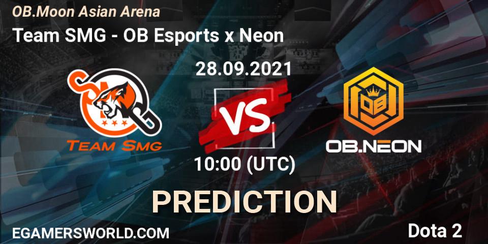 Team SMG - OB Esports x Neon: прогноз. 28.09.2021 at 10:46, Dota 2, OB.Moon Asian Arena