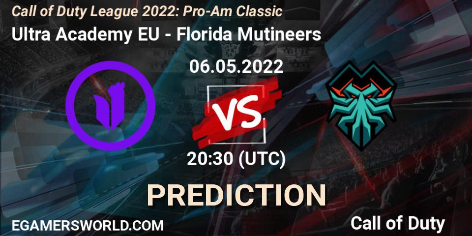 Ultra Academy EU - Florida Mutineers: прогноз. 06.05.22, Call of Duty, Call of Duty League 2022: Pro-Am Classic