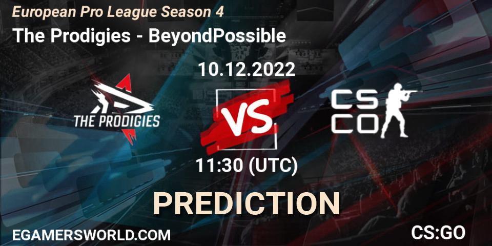 The Prodigies - BeyondPossible: прогноз. 10.12.22, CS2 (CS:GO), European Pro League Season 4