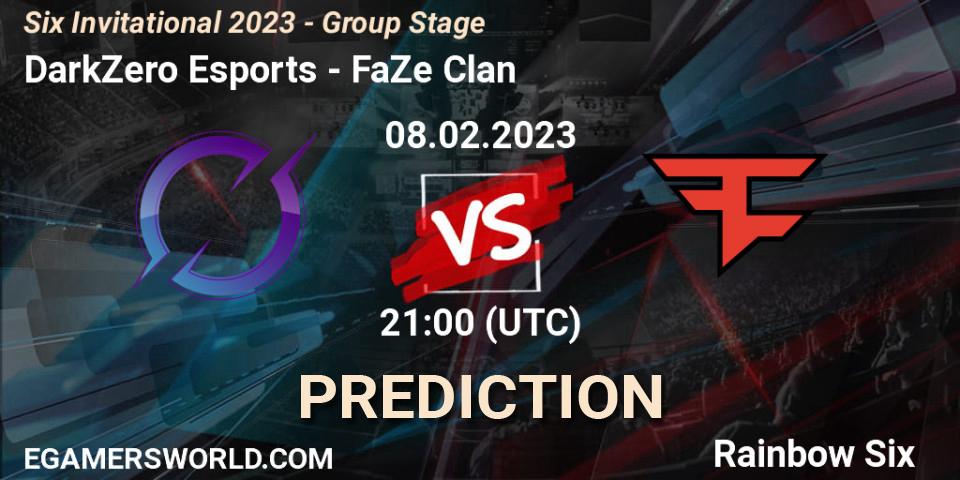 DarkZero Esports - FaZe Clan: прогноз. 08.02.23, Rainbow Six, Six Invitational 2023 - Group Stage