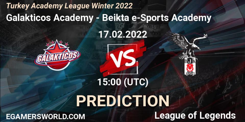 Galakticos Academy - Beşiktaş e-Sports Academy: прогноз. 17.02.2022 at 15:00, LoL, Turkey Academy League Winter 2022