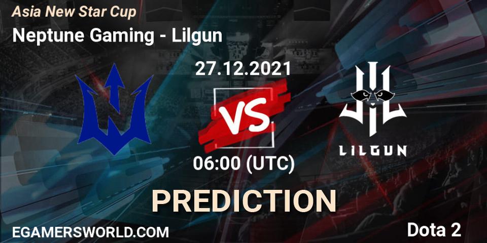 Neptune Gaming - Lilgun: прогноз. 27.12.2021 at 05:08, Dota 2, Asia New Star Cup