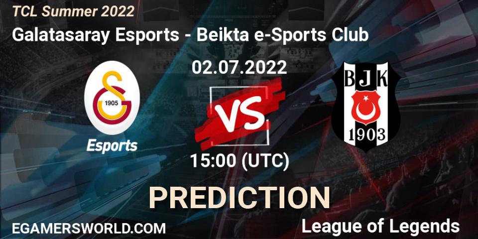 Galatasaray Esports - Beşiktaş e-Sports Club: прогноз. 02.07.2022 at 15:00, LoL, TCL Summer 2022