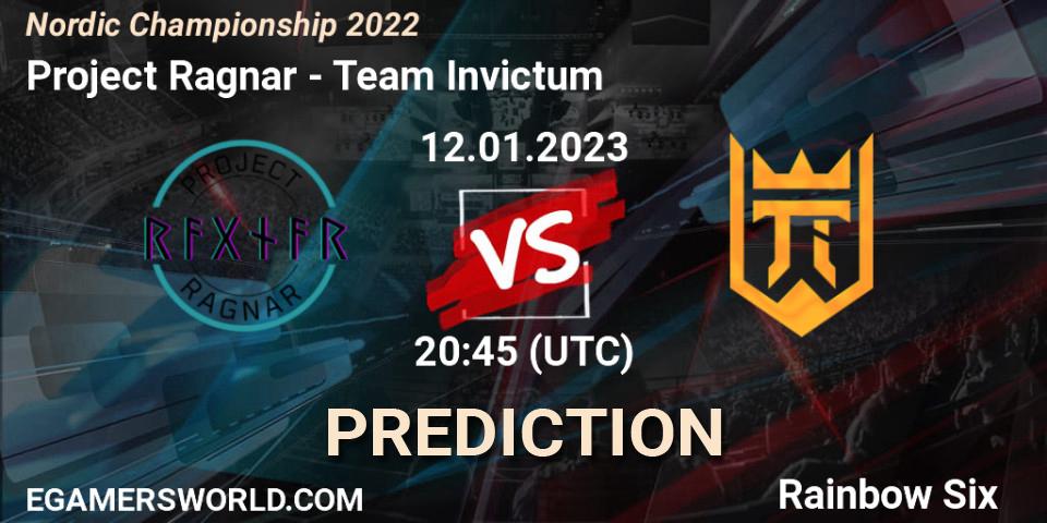Project Ragnar - Team Invictum: прогноз. 12.01.2023 at 20:45, Rainbow Six, Nordic Championship 2022