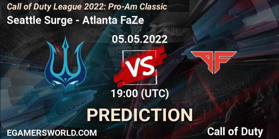 Seattle Surge - Atlanta FaZe: прогноз. 05.05.2022 at 19:00, Call of Duty, Call of Duty League 2022: Pro-Am Classic