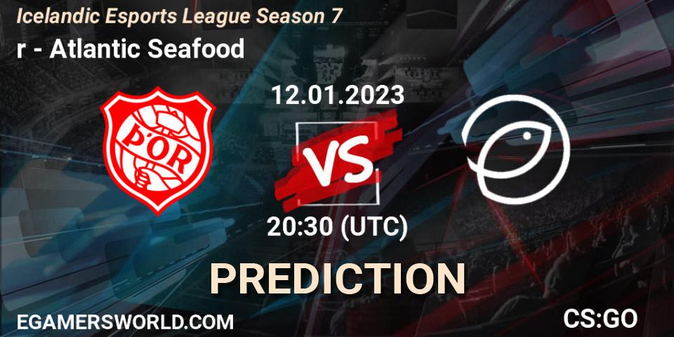 Þór - Atlantic Seafood: прогноз. 12.01.2023 at 20:30, Counter-Strike (CS2), Icelandic Esports League Season 7