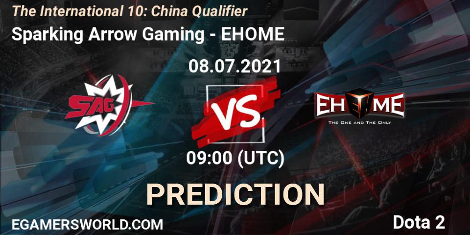 Sparking Arrow Gaming - EHOME: прогноз. 08.07.21, Dota 2, The International 10: China Qualifier