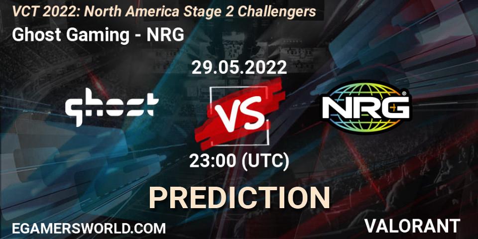 Ghost Gaming - NRG: прогноз. 29.05.2022 at 22:15, VALORANT, VCT 2022: North America Stage 2 Challengers