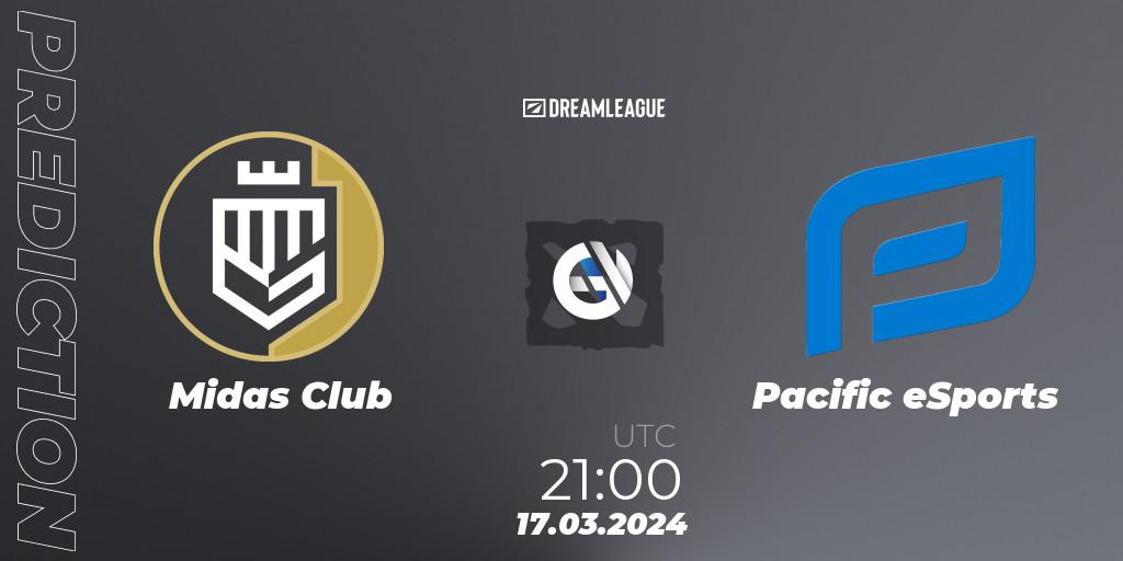 Midas Club - Pacific eSports: прогноз. 17.03.2024 at 21:00, Dota 2, DreamLeague Season 23: South America Open Qualifier #1