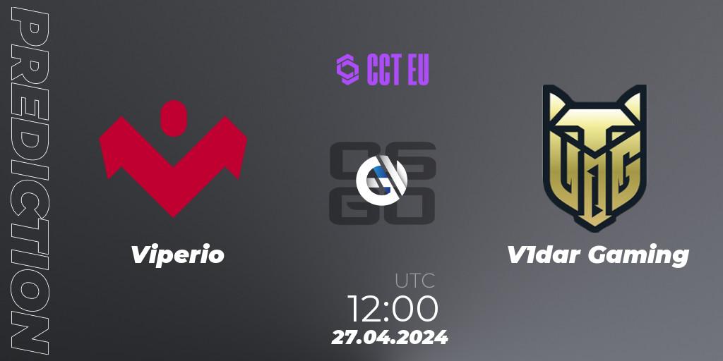 Viperio - V1dar Gaming: прогноз. 27.04.2024 at 12:00, Counter-Strike (CS2), CCT Season 2 Europe Series 2 Closed Qualifier