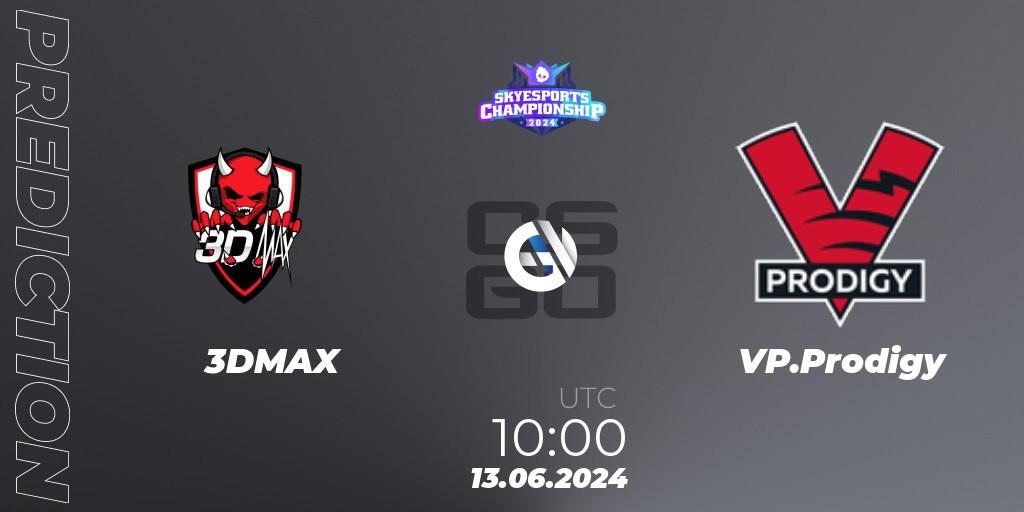 3DMAX - VP.Prodigy: прогноз. 13.06.2024 at 10:00, Counter-Strike (CS2), Skyesports Championship 2024: European Qualifier