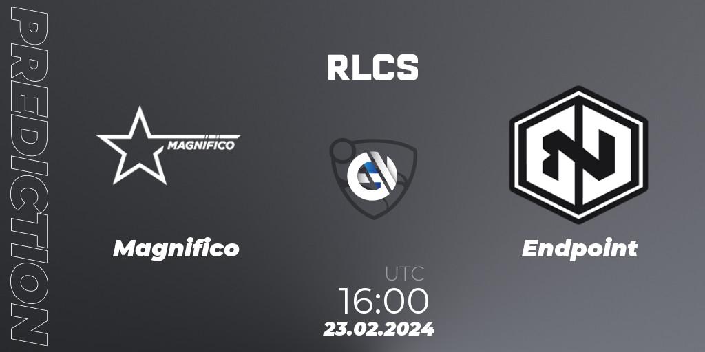 Magnifico - Endpoint: прогноз. 23.02.2024 at 16:00, Rocket League, RLCS 2024 - Major 1: Europe Open Qualifier 2