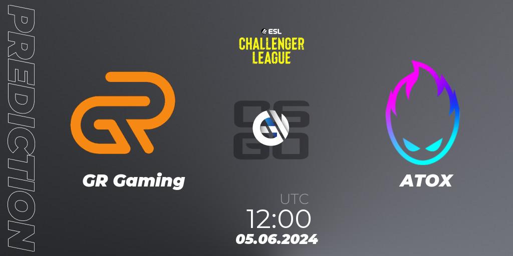 GR Gaming - ATOX: прогноз. 05.06.2024 at 12:00, Counter-Strike (CS2), ESL Challenger League Season 47: Asia