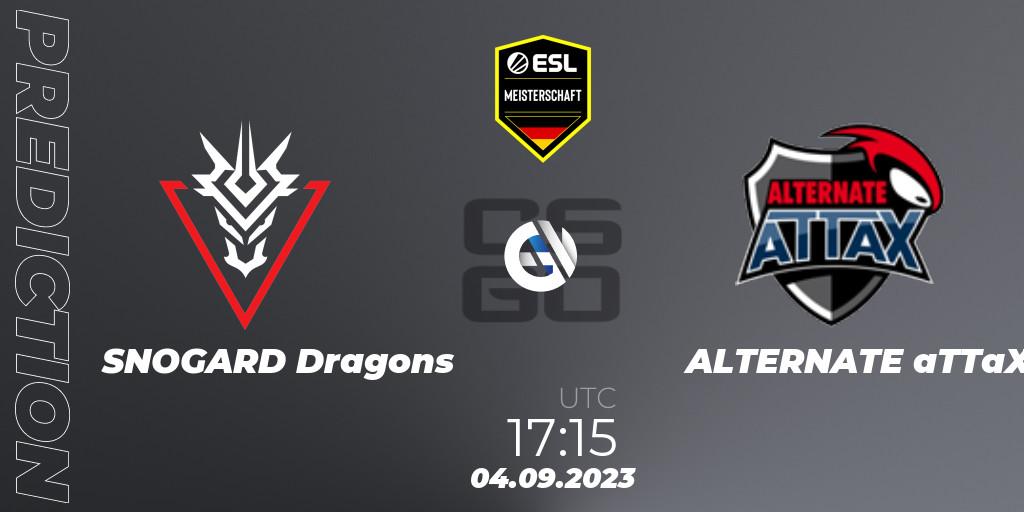 SNOGARD Dragons - ALTERNATE aTTaX: прогноз. 04.09.2023 at 17:15, Counter-Strike (CS2), ESL Meisterschaft: Autumn 2023