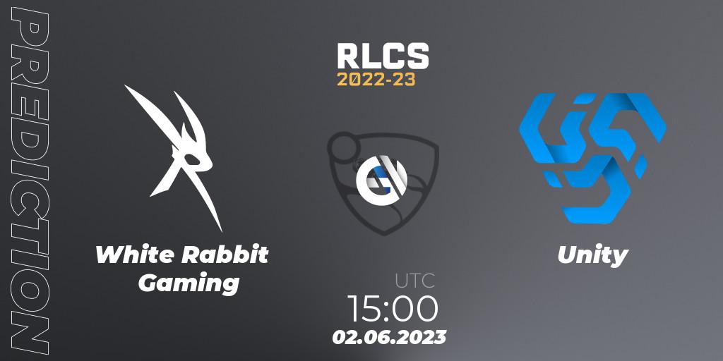 White Rabbit Gaming - Unity: прогноз. 09.06.23, Rocket League, RLCS 2022-23 - Spring: Sub-Saharan Africa Regional 3 - Spring Invitational
